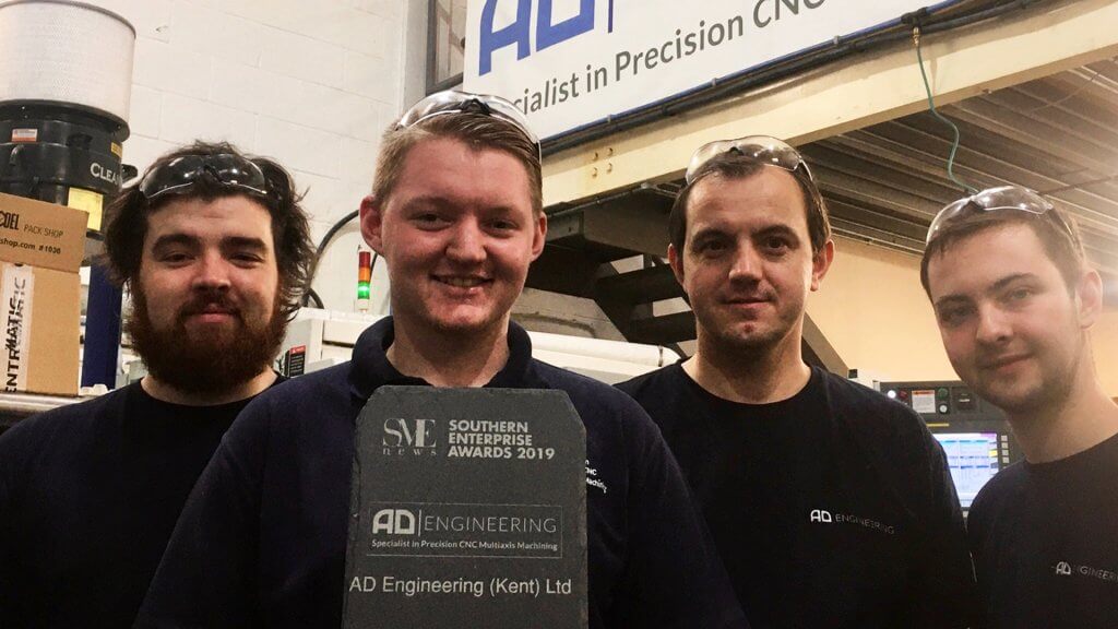 AD Engineering (Kent) Ltd. Recognised Leaders in Precision Engineering 2019