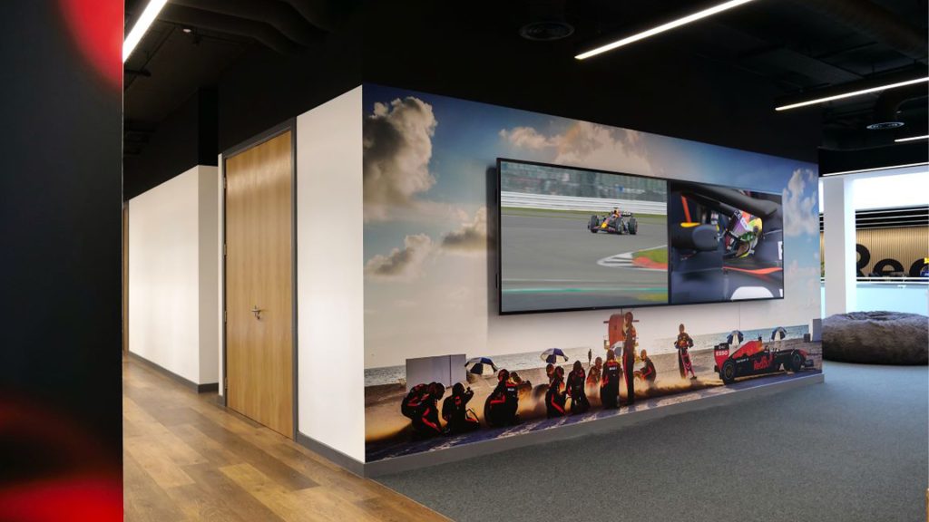 PPDS Fuels Winning Formula for Oracle Red Bull Racing’s Global Marketing Team with 13 Philips Professional Displays Inside upgraded MK-7 Offices
