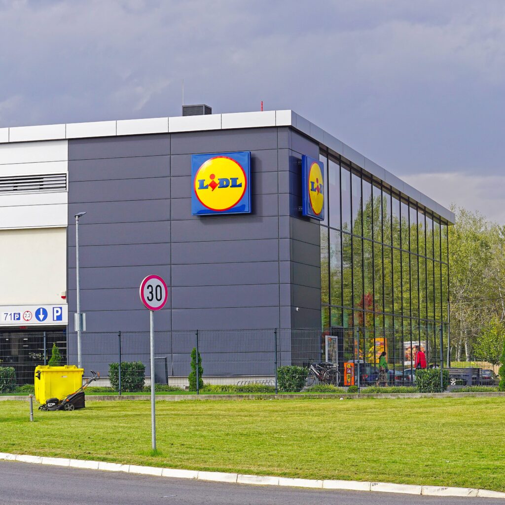 A Lidl store in Europe.