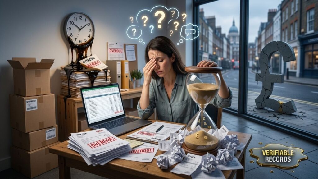 UK Small Businesses Are Owed £70 Billion. A Contract That Can Prove Its Own Terms Gets Paid First