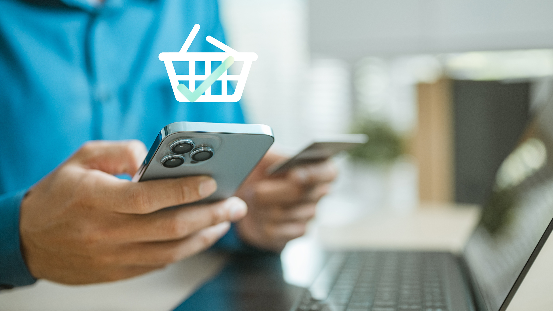 User shopping online with buy now pay later option on smartphone
