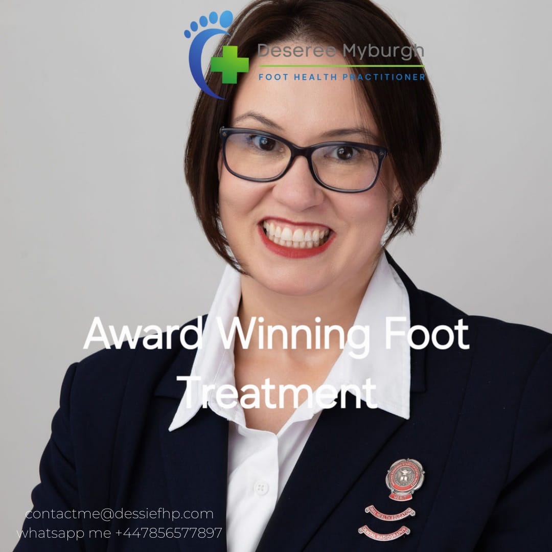 Winner small image - Deseree Myburgh Foot Health Practitioner - Dip FH MAFHP MCFHP