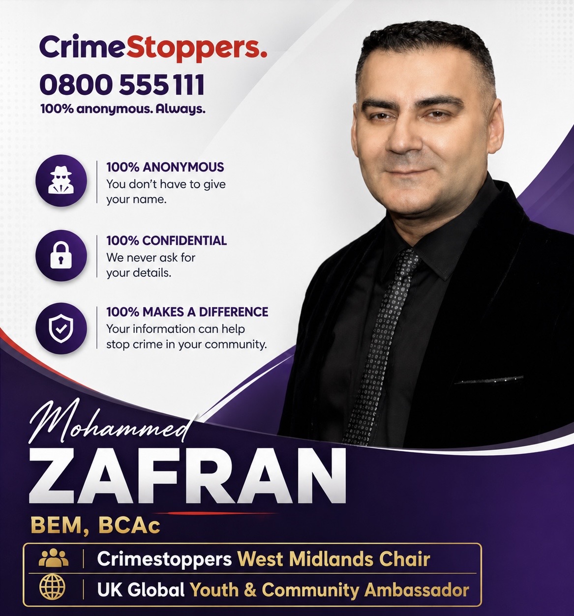 Winner small image - Mohammed Zafran BEM